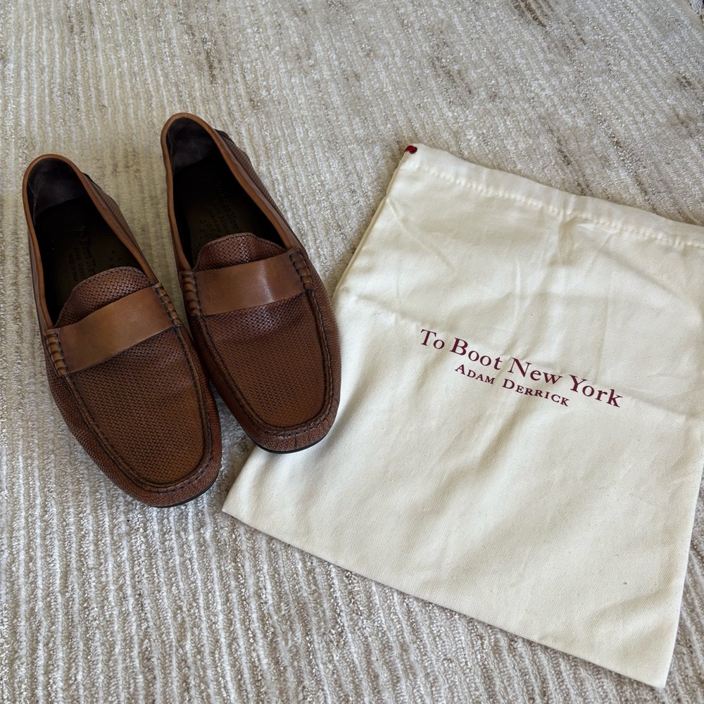 Magnus Burnished Tan Driving Shoe - size 9